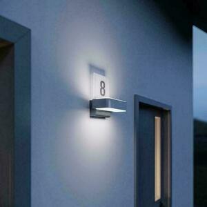 Utomhus väggarmatur med rörelse- och skymningssensor LED L 820 S SI 1 Utomhus väggarmatur med rörelse- och skymningssensor LED L 820 S SI small 1