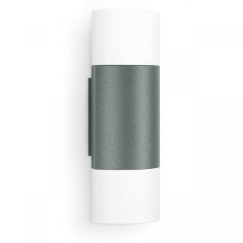 Kontrollera Utomhusvägglampa STEINEL L 910 antracit LED 9,8 W utan sensor IP44 078720