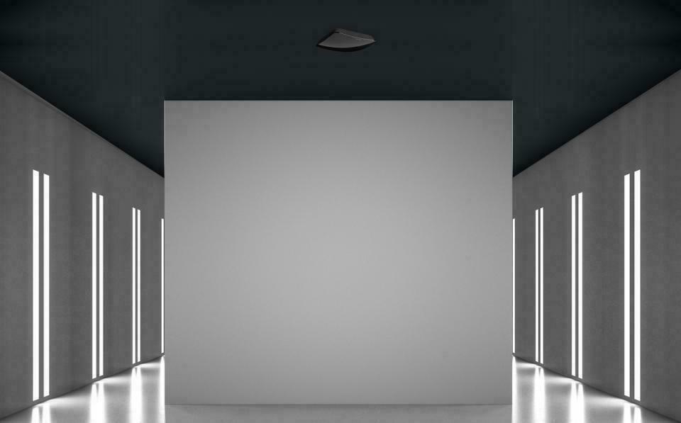 Utsikt HALLWAY KNX V3.5 UP SW närvaro- och skymningssensor HALLWAY KNX V3.5 UP SW närvaro- och skymningssensor