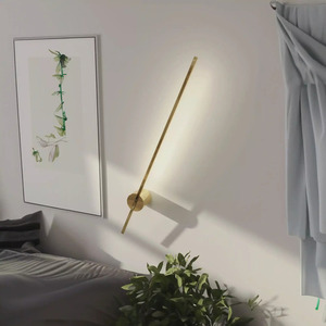 Vägglampa Chloe 1xLED guld IP44 WL0107-GD small 1