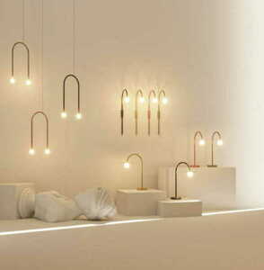 Pendel lampa Max Light Enigma P0514 guld 40 cm small 2