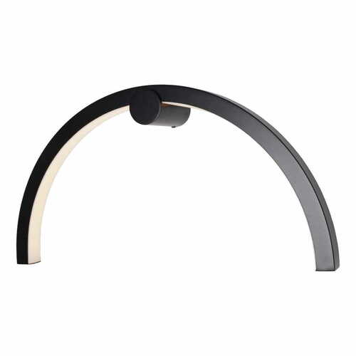 Kontrollera Max Light Trio Arc W0335 vägglampa svart krom LED 16 W 60 cm IP44