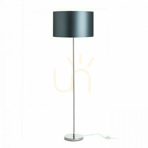 Kontrollera Nyc/Ron 40/25 Golvlampa Monaco Olja/Silver Pvc/Krom 230 V Led E27 11 W.