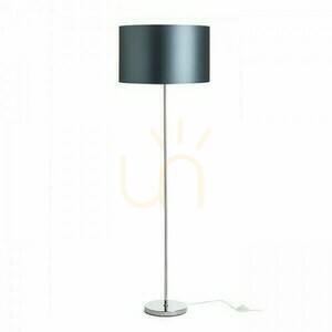 Nyc/Ron 40/25 Golvlampa Monaco Dove Grey/Silverrene Pvc/Chrome 230 V Led E27 11 W. small 2