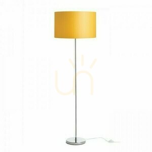 Nyc/Ron 40/25 Golvlampa Monaco Dove Grey/Silverrene Pvc/Chrome 230 V Led E27 11 W. small 0