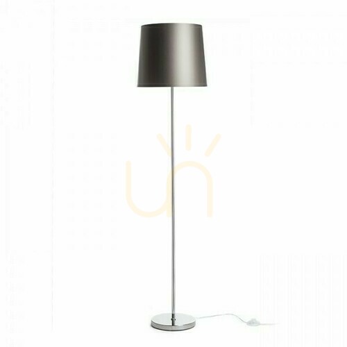 Kontrollera Nyc/Conny 35 Golvlampa Monaco Olja/Silver Pvc/Krom 230 V Led E27 11 W.