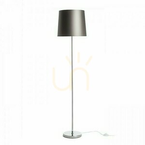 Nyc/Conny 35 Golvlampa Monaco Dove Grey/Silverrene Pvc/Chrome 230 V Led E27 11 W. small 0