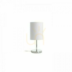 Bordslampa Nyc/Ron 15/20 Polycotton Svart/Nickel 230 V Led E27 7 W. small 1