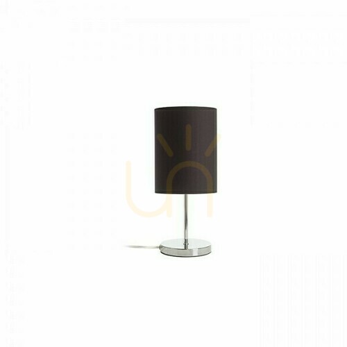 Kontrollera Bordslampa Nyc/Ron 15/20 Monaco Oil/Silverrene Pvc/Chrome 230 V Led E27 7 W.