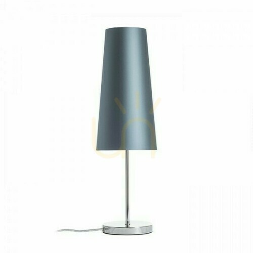 Kontrollera Bordslampa Nyc/Conny 15/30 Monaco Oil/Silverrene Pvc/Chrome 230 V Led E27 7 W.