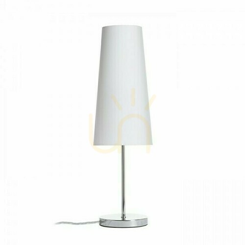 Kontrollera Bordslampa Nyc/Conny 15/30 Monaco Dove Grey/Silverrene Pvc/Nickel 230 V Led E27 7 W.