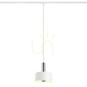 Giulia 20 till 1 fas pendellampa. Rails Vit Krom 230 V E27 40 W. small 1