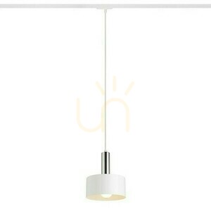 Giulia 20 till 1 fas pendellampa. Rails Vit Krom 230 V E27 40 W. small 0
