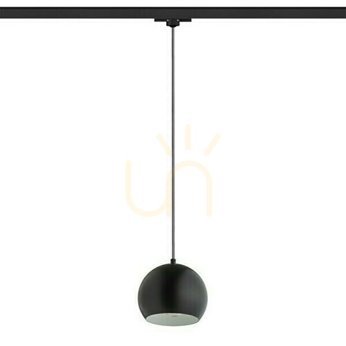 Kontrollera Agneta taklampa för 3 faser. Rails Svart 230 V E27 40 W
