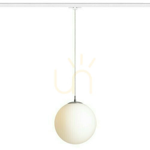 Kontrollera Luna 30 taklampa för 3 faser. Opalglas/Kromskenor 230 V E27 15 W.