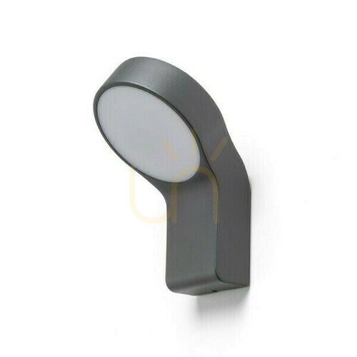 Kontrollera Elia vägglampa för utomhusbruk Antracit 230 V Led 9 W Ip44 3000 K