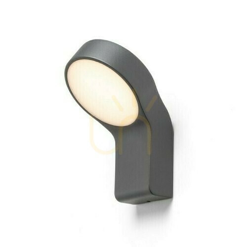 Kontrollera Elia vägglampa för utomhusbruk Antracit 230 V Led 9 W Ip44 3000 K