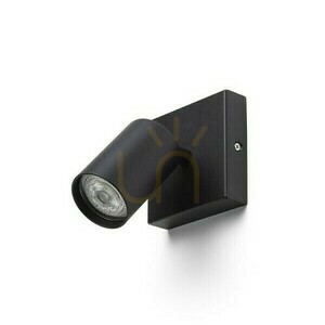 Dude Sq Svart 230 V Led Gu10 9 W Utanpåliggande lampa. small 4