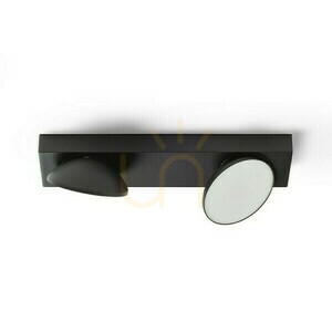 Eliseo Ii Utanpåliggande Lampa Svart 230 V Led 2x5 W 3000 K small 4