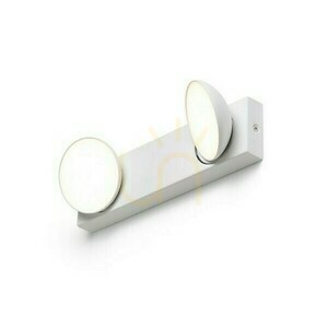 Eliseo Ii Utanpåliggande Lampa Vit 230 V Led 2x5 W 3000 K small 1