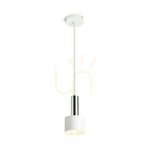 Kontrollera Giulia 12 taklampa i vit krom 230 V E27 40 W.