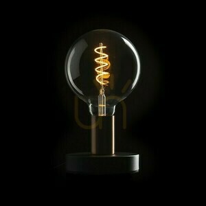 Rendl ALGOT R13907 bordslampa – svart, borstad kopparfinish, E27 LED 15 W small 2