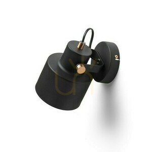 Celeia Utanpåliggande lampa Svart Matt Borstad Koppar 230 V E27 40 Watt. small 2