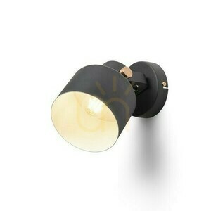 Celeia Utanpåliggande lampa Svart Matt Borstad Koppar 230 V E27 40 Watt. small 3