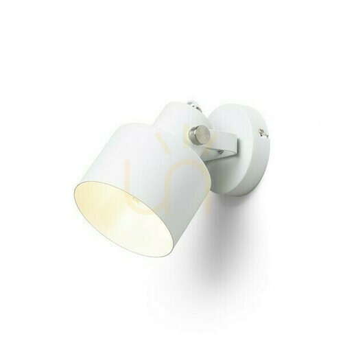 Kontrollera Celeia Utanpåliggande lampa vit matt nickel matt 230 V E27 40 W.
