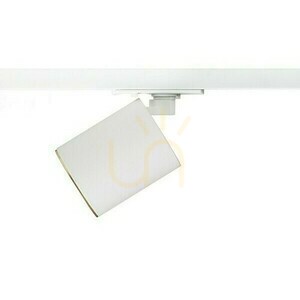 Rendl DARIO R13870 spotlight för 1-fasskena, vit / borstad mässing, GU10 small 1