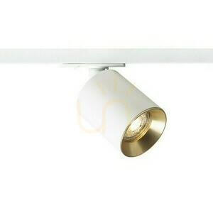 Rendl DARIO R13870 spotlight för 1-fasskena, vit / borstad mässing, GU10 small 6