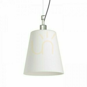 Babu New 22 Pendellampa i opalglas/krom 230 V E27 53 W. small 2