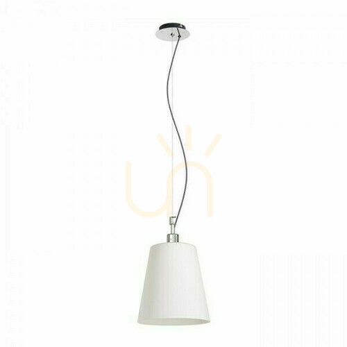 Kontrollera Babu New 22 Pendellampa i opalglas/krom 230 V E27 53 W.