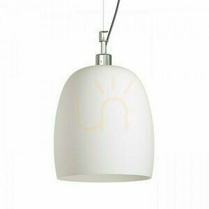 Coroa New 28 Opal Glas/Krom Hänglampa 230 V E27 53 W. small 3