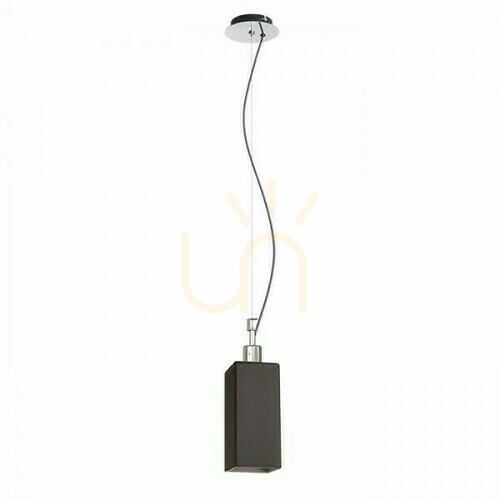 Kontrollera Liz New Pendellampa i svart krom 230 V E27 28 W.