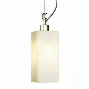 Liz New Opal Glas/Krom Hänglampa 230 V E27 28 W. small 1
