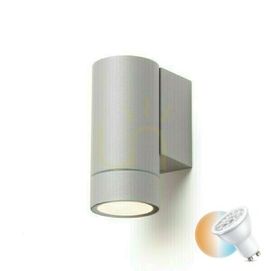 Utomhus vägglampa Mizzi New I vägglampa Silver Grey 230 V Gu10 35 W Ip65 small 0