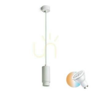 Optimus taklampa vit 230 V Led Gu10 9 W 10 50°. small 0