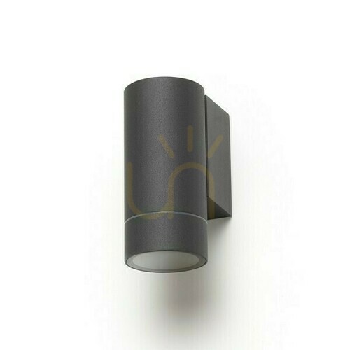 Kontrollera Utomhus vägglampa Mizzi New I vägglampa Antracit 230 V Gu10 35 W Ip65