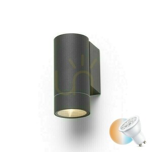 Utomhus vägglampa Mizzi New I vägglampa Antracit 230 V Gu10 35 W Ip65 small 0