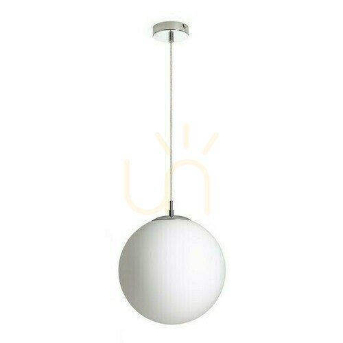 Kontrollera Luna 30 Opal Glas/Krom Pendellampa 230 V Led E27 15 W.