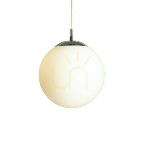 Kontrollera Luna 25 Opal Glas/Krom Pendellampa 230 V Led E27 15 W.