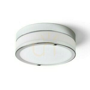Cira Led 23 Taklampa för badrum Opal glas/krom 230 V 12 W Ip44 3000 K small 1