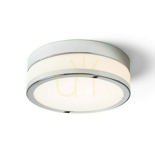 Kontrollera Cira Led 23 Taklampa för badrum Opal glas/krom 230 V 12 W Ip44 3000 K