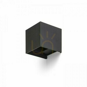 Tito Sq Dimm utomhus vägglampa Svart 230 V Led 2x3 W Ip65 3000 K small 0