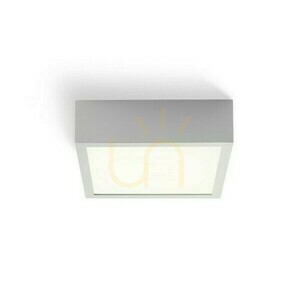 Plafond Structural Led 20x20 för utanpåliggande montering Borstad aluminium 230 V 12 W 3000 K small 2