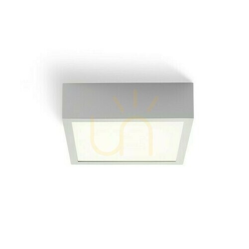 Kontrollera Rendl STRUCTURAL LED 20x20 utanpåliggande taklampa i vitt, LED 12 W, 3000 K, R13707