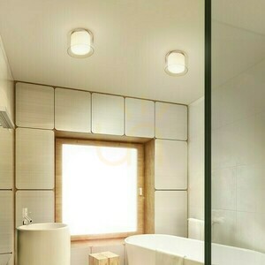 Rendl VENICE 23 R13684 taklampa för badrum, glas och krom, E27 11 W, IP44 small 3