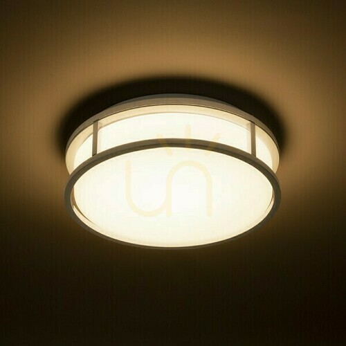 Kontrollera Badrumslampa Grande Led 25 Tak Opal Glas/Krom 230 V 12 W Ip44 3000 K