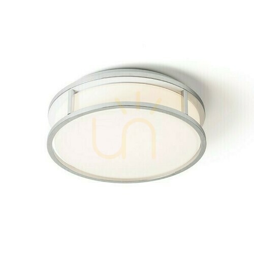 Kontrollera Badrumslampa Grande Led 25 Tak Opal Glas/Krom 230 V 12 W Ip44 3000 K
